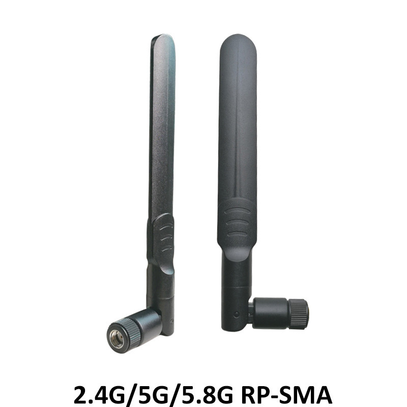 wholesale 2.4GHz 5.8Ghz IOT Antenna 5dBi RP-SMA Connector Dual Band wifi Antena aerial SMA male wire