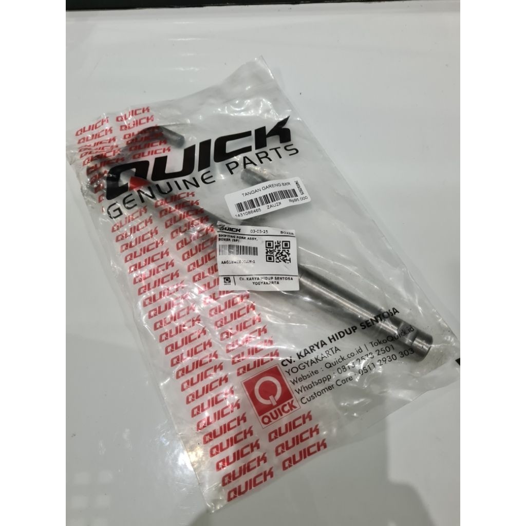 Sparepart Traktor Quick Shifting Fork Sub Assy Traktor G1000 Boxer Quick / Tanduk Kopling Traktor G1