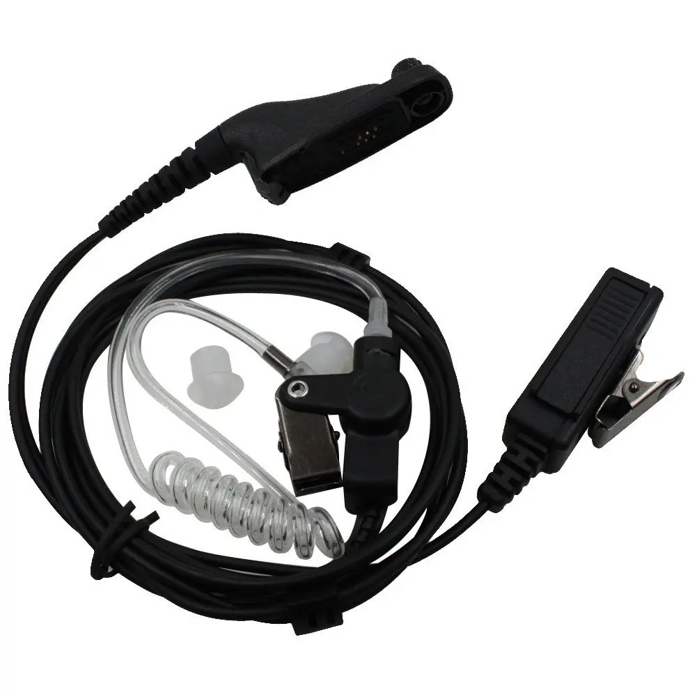 Rao Air Tube Earpiece Microphone PTT Headset For Motorola Two Way Rao Walkie Talkie DP4400 DP4401 DP