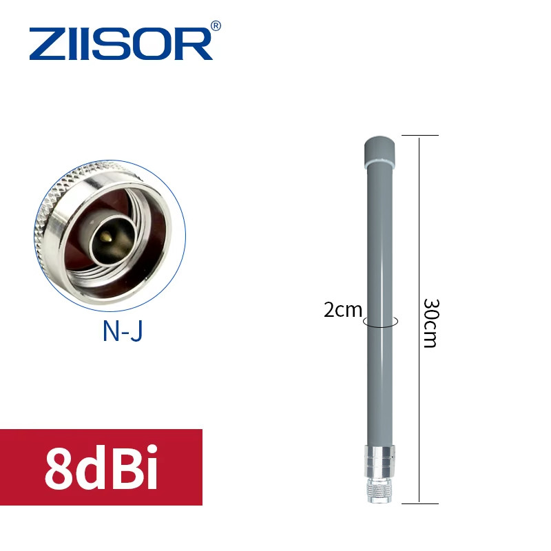 2.4 GHz Wifi Antenna for Router N Male Waterproof Omni High Gain Antennas Amplifier Indoor Outdoor A