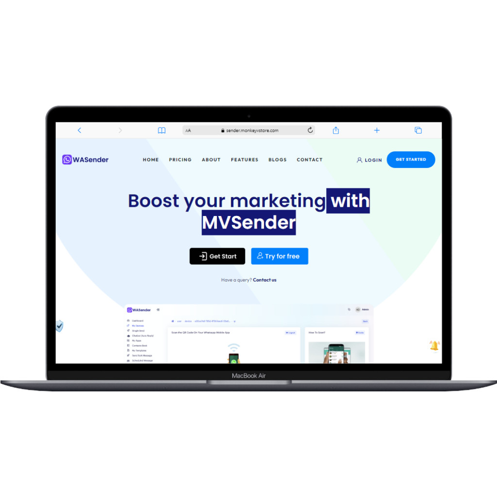 Source Code WA SENDER VERSI TERBARU WA BULK SENDER WA BLASTER WASender WASENDER WA BLAST 2024