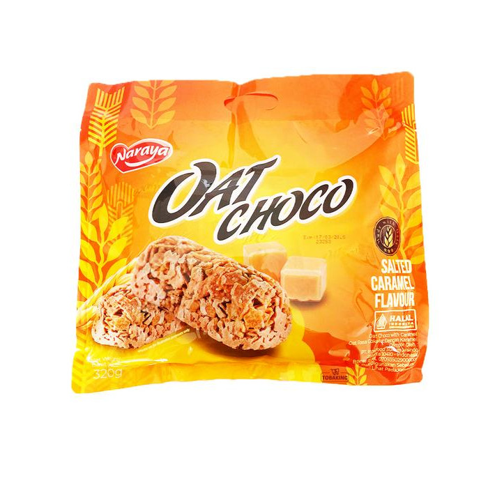 Naraya Oat Choco Salted Caramel FLAVOUR 320gr Oat Snack