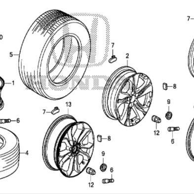 VELG BAN CRV TURBO Velg CRV TURBO 2017-2021 ORIGINAL PASS