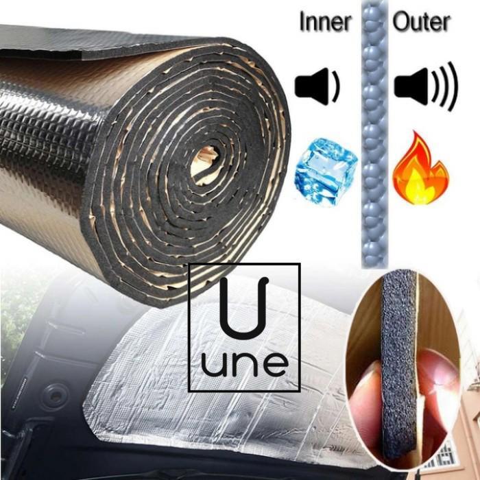 PEREDAM PANAS MOBIL UNIVERSAL ALUMUNIUM FOIL+PE FOAM 5mm 0.5 x 1M