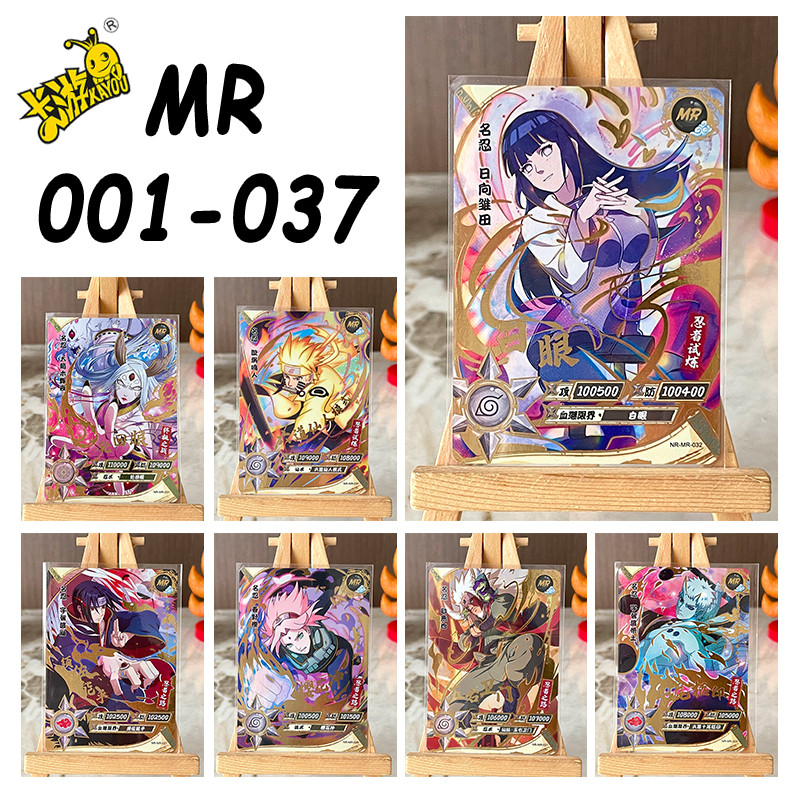 Genuine KAYOU Naruto Card MR 01-37 Series Single Card Naruto Uzumaki Naruto Hyuga Hinata Anime Colle
