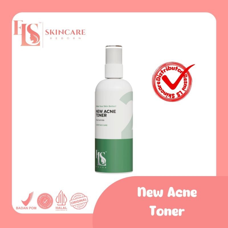 ECER Face Toner Acne BPOM LS SKINCARE (eLStm) Untuk Kulit Berjerawat