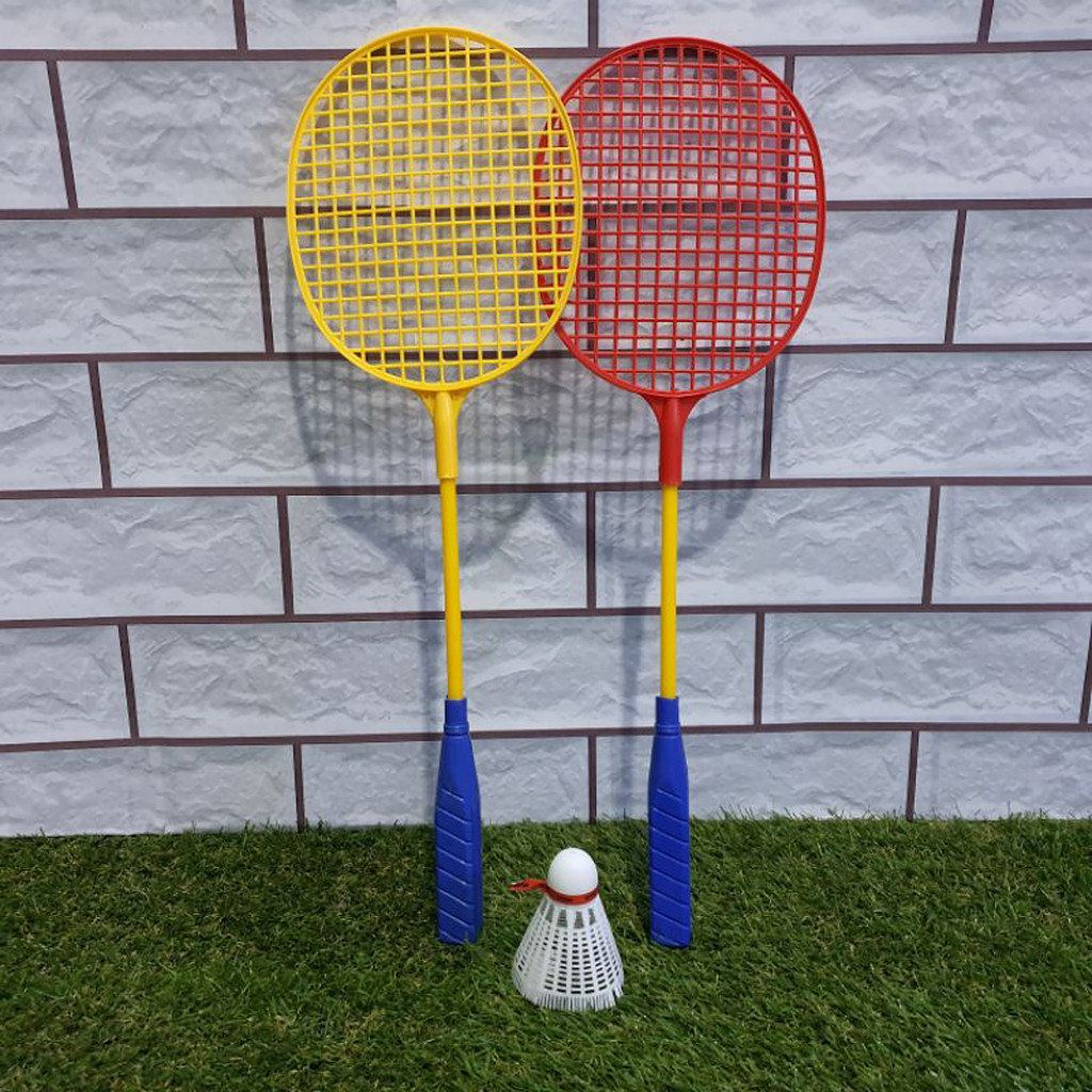 Set Raket Bulutangkis Anak Mini Badminton Kids Sport Toy Lengkap Kok Mainan Olahraga Outdoor