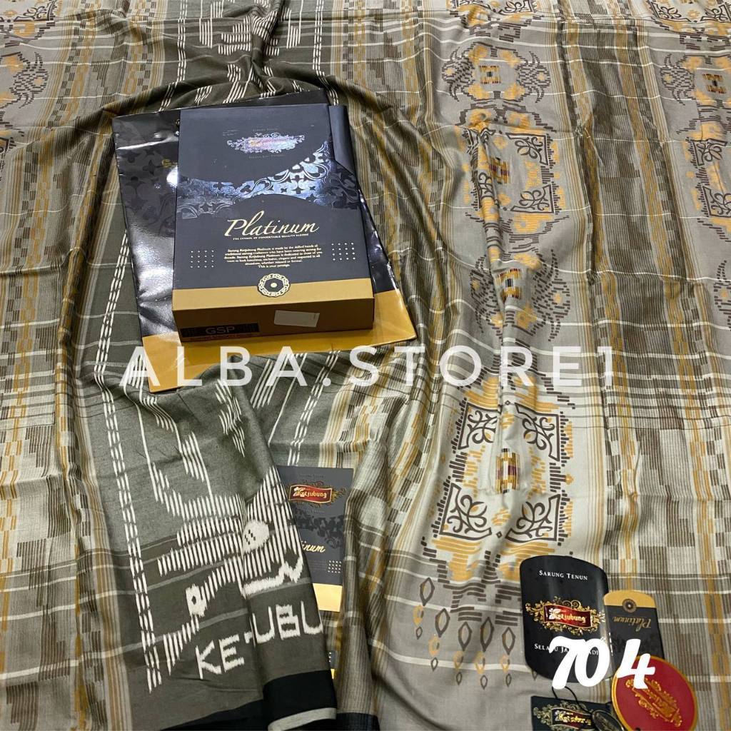 SARUNG KETJUBUNG PLATINUM GOLD ORI/Grosir Sarung/Sarung Ketjubung Murah Platinum Grade Gold