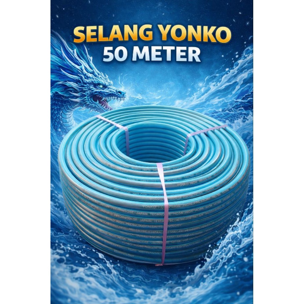 SELANG ANGIN KOMPRESOR 50 METER YONKO TERBAIK