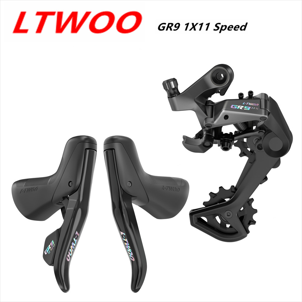 LTWOO GR9 1x11 Speed, 11s Road Groupset, Shifter R/L + Pemindah Gigi Belakang, untuk sepeda gravel d