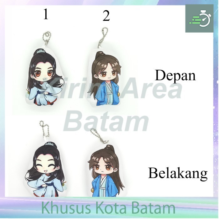 Gantungan boneka shan he ling word of honor wen kexing zhou zishu