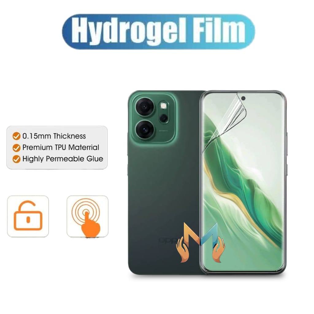 Anti gores Hydrogel clear jelly full screen OPPO Reno 14F 5G