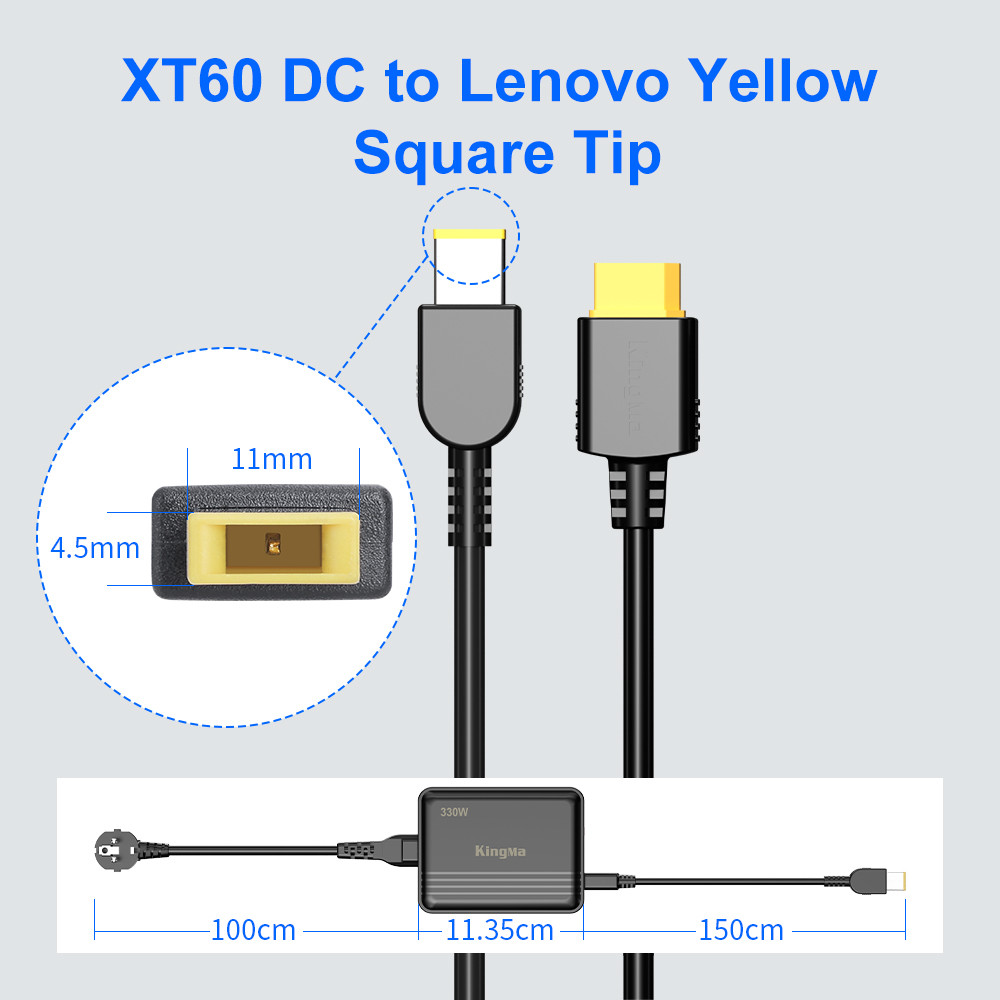400W GaN arger for Lenovo Legion Pro 7i 9i Gen 10 RTX 5090 5080 Laptop XT60 20V 20A Adapter for Y900