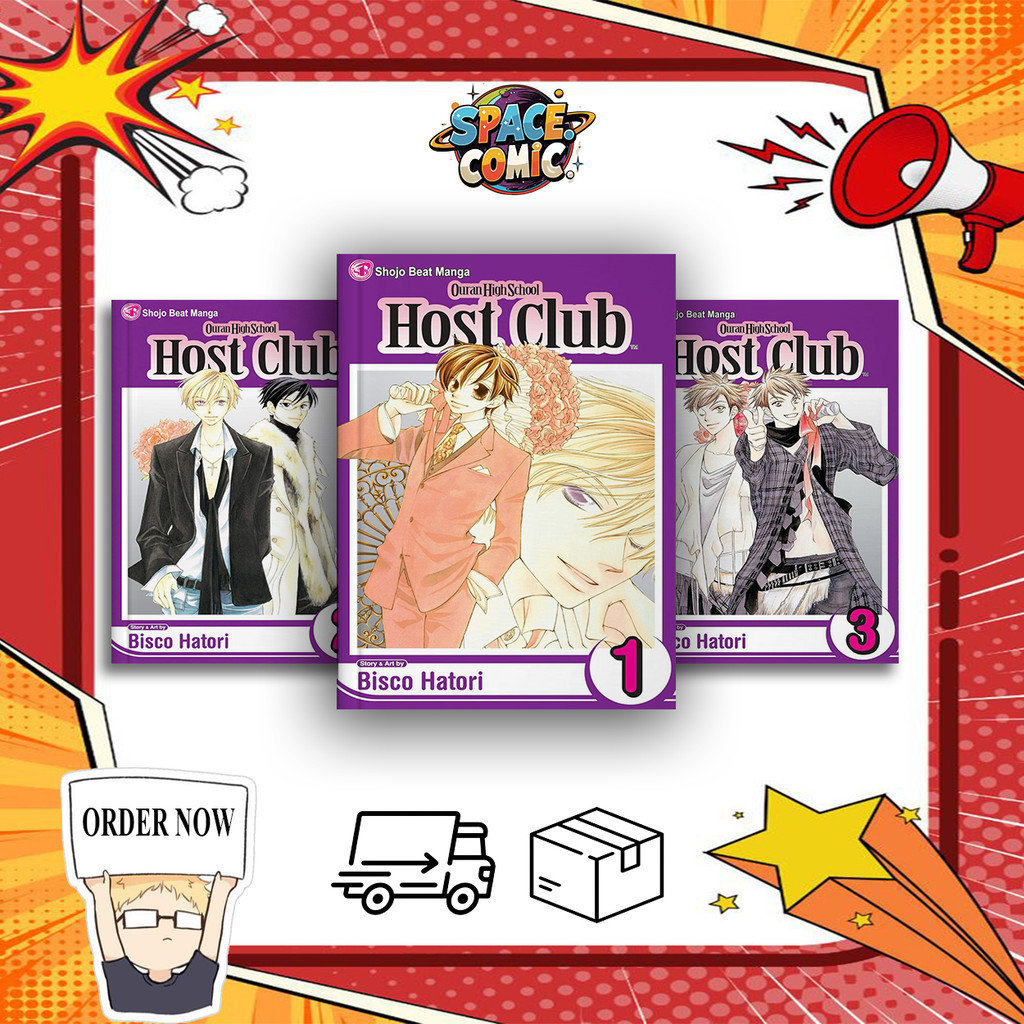 "Komik : Manga Ouran High School Host Club" (18 Book Series) - DailyBook