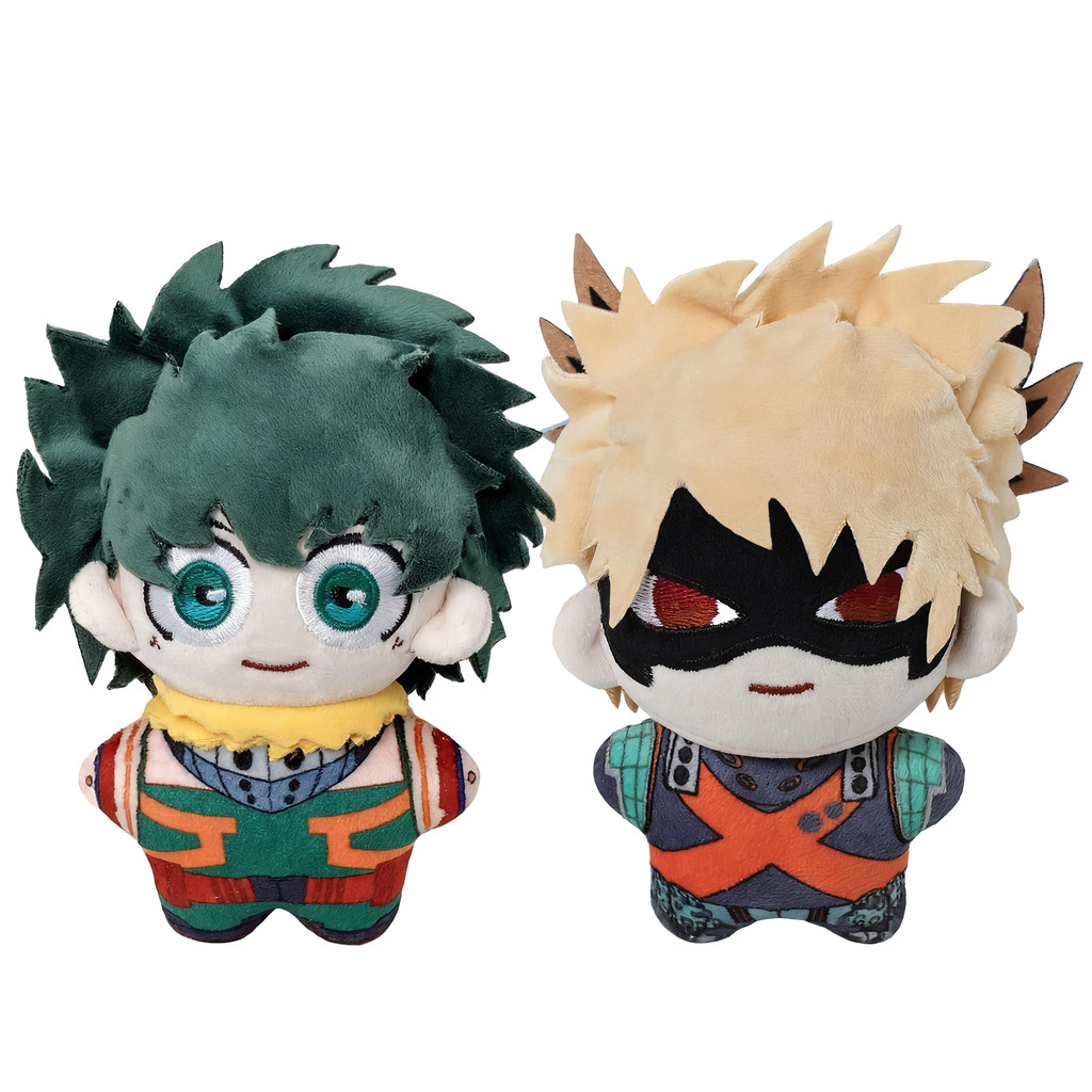 MHA Anime Midoriya Izuku Bakugou Katsuki Plush Keychain Todoroki Shoto Figure Cosplay doll Cartoon P