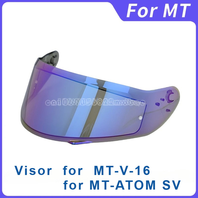 FOR MT-V-16 ATOM SV Helmet for MT Disposter Helmet Library Visor Lens for MT-ATOM SV Light Black sil