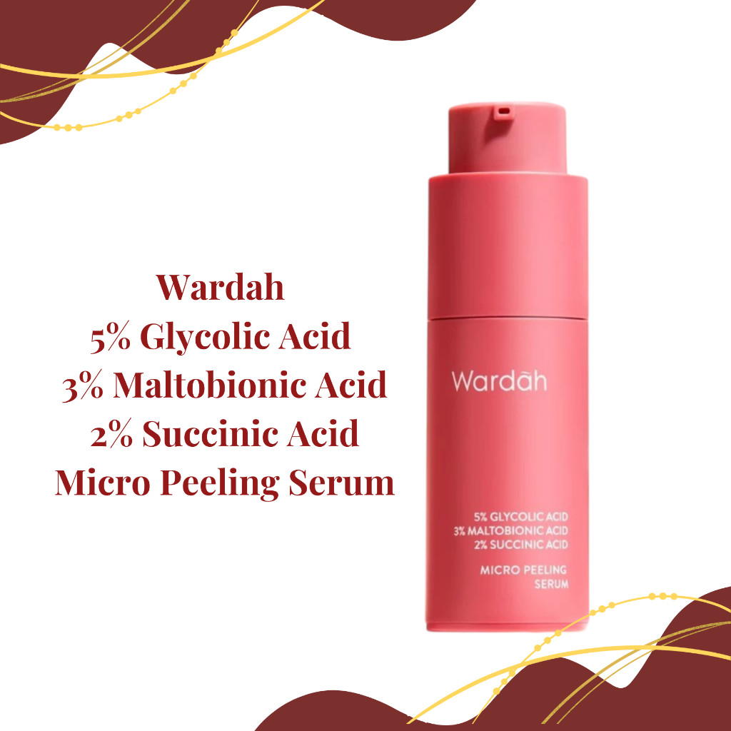 Wardah 5% Glycolic Acid Micro Peeling Serum 20ml / Serum Wajah