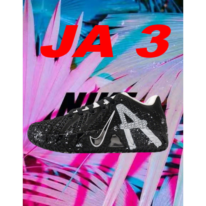 Nk Ja 3 Morant 3rd Gen Low Top Basketball Shoes Fearless Bold Style ZoomX Cushion Unisex