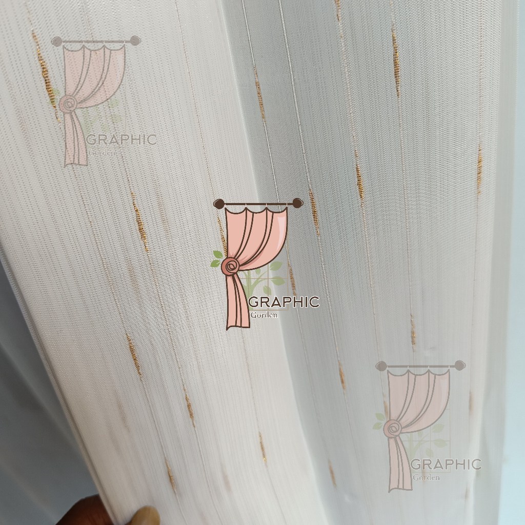 Vitrase Gorden Tirai siang Daleman Gorden Furing Tebal