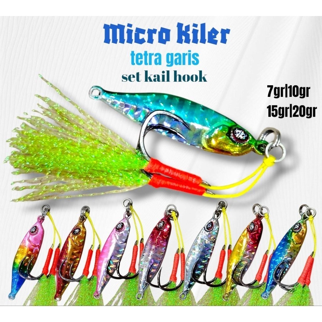 micro jig 7gr micro jig 10gr micro jig 15gr micro jig 20gr metal jig kiler umpan jig umpan casting  