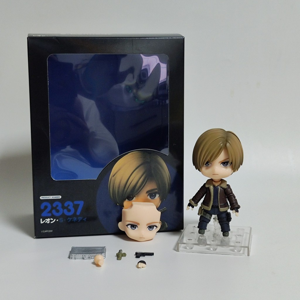 Good Smile Nendoroid Resident Evil 4 Remake Leon S. Kennedy #2337 Q Version 10cm Pvc Action Figure A