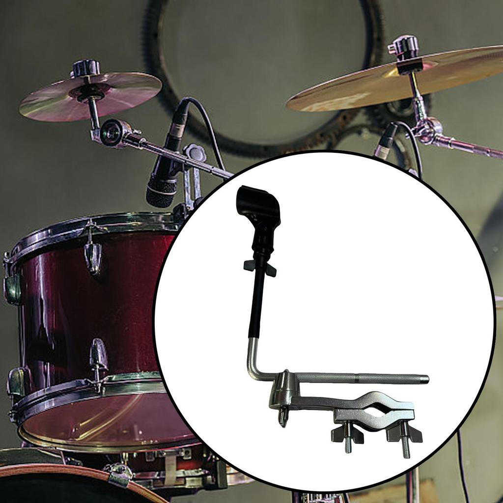 Drum Mic Mount Holder Attachment Lightweight Easy to Install Bass Drum Mic Holder Musical Instrument