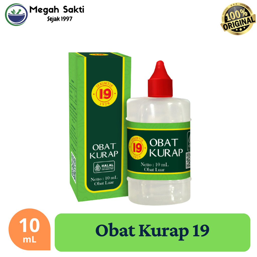 Megah Sakti - Obat Kurap Cair 19 - Obat Panu Pengganti Kalpanax