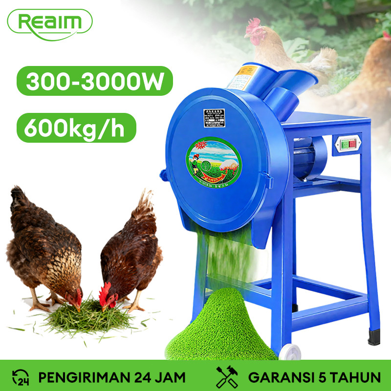 Pencacah Rumput REAIM Mesin Pencacah Rumput Pakan Ternak/Pencacah Pakan Ternak