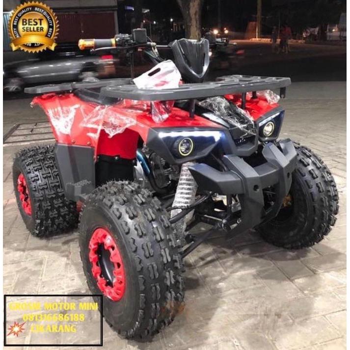 ATV 125CC HUNTER NEW RING 8 MESIN HONDA - Merah