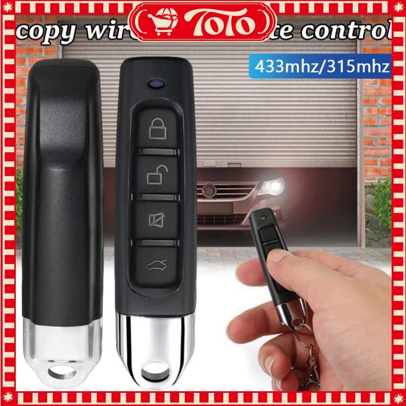 Duplikat Remote Mobil 433MHZ 315Mhz Universal RF 12V untuk Mobil Garasi dan Kendaraan