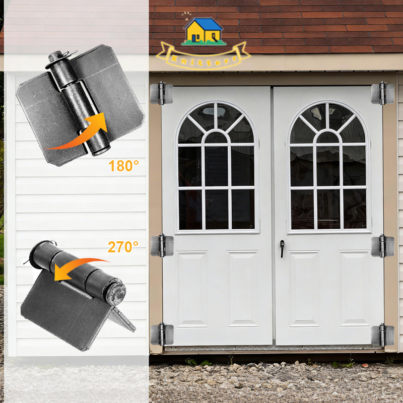 Engsel Las Tugas Berat, Engsel Simetris Tebal untuk Pintu Besi, Tempat Sampah, dan Otomotif Knitterr