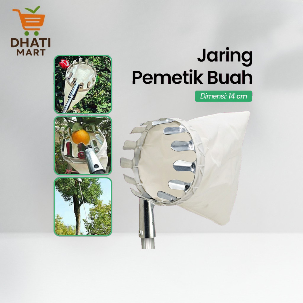 Jaring Petik Rambutan & Mangga - Alat Panen Buah Kebun
