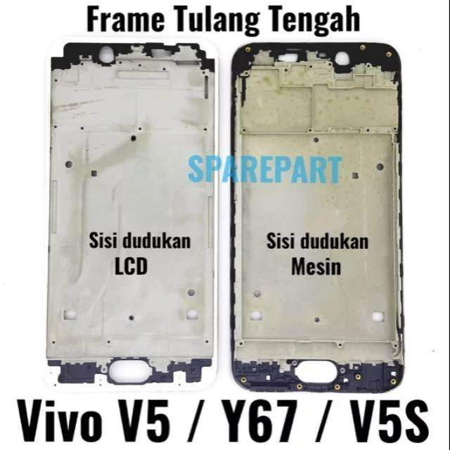 OTLTOOLS Original Frame Tulang Tengah Vivo V5 / 1601 / Y67 / V5S /1612 1713 -Bezzel Bezel Bejel Temp