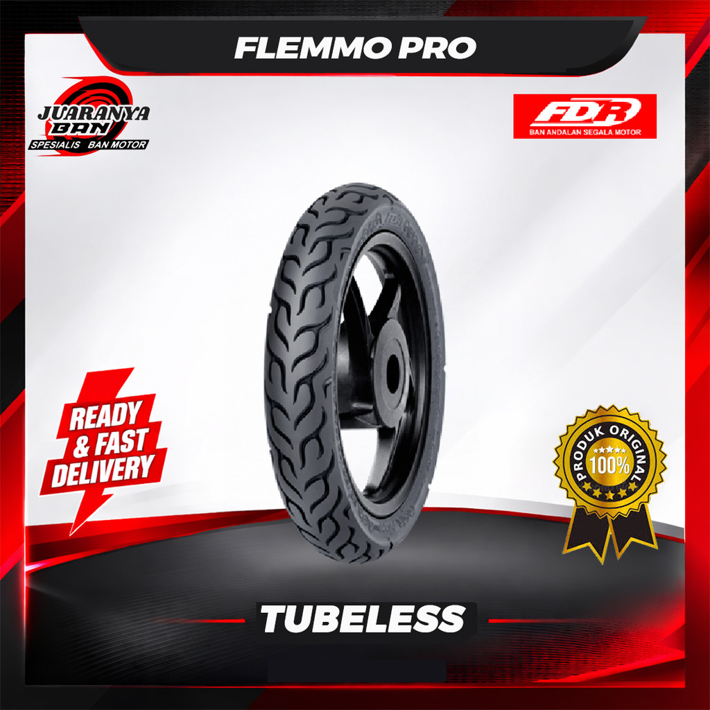 Ban motor bebek FDR Flemmo Pro 80 90 17 Tubeless