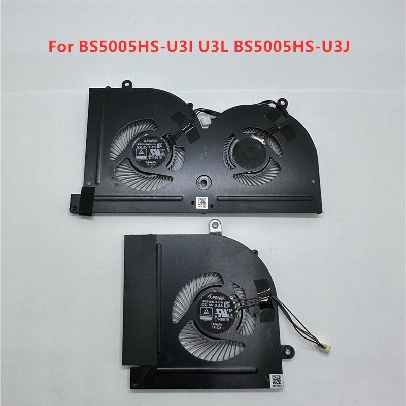 Brand New Original Laptop CPU GPU Cooling fans For MSI BS5005HS-U3I BS5005HS-U3L BS5005HS-U3J