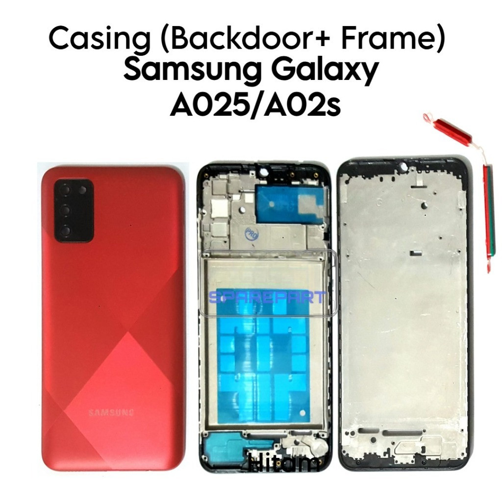 OTL.TOOLS Casing Fullset ( Backdoor + Frame ) Samsung Galaxy A025 / A02s / SM-A025F / SM-A025F/DS / 