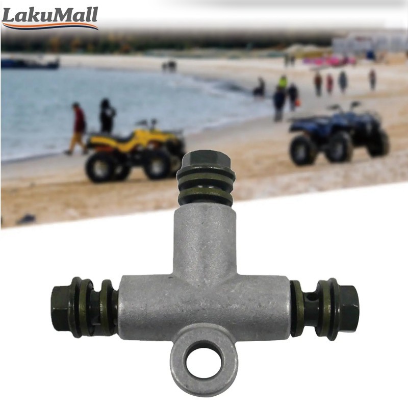 Terminal Selang Rem 3 Way Universal Sambungan Cabang T Nepel Untuk Sistem Rem Motor dan ATV