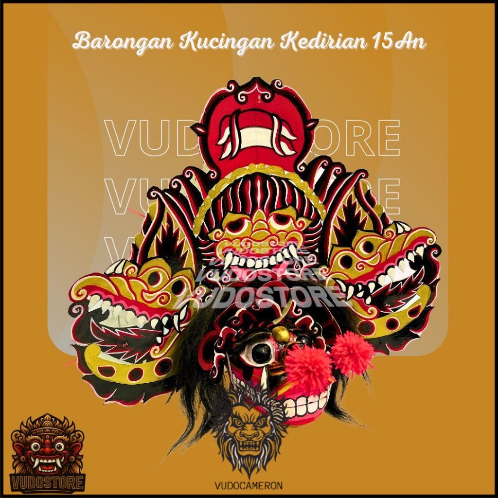 Vudocameron Barongan Asli Buat Pentas Ukuran 15 Barongan Kucingan Kedirian DiskonGede