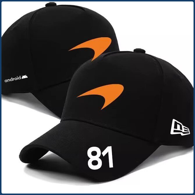 Topi Baseball Tim McLaren dengan Logo Mobil McLaren, Topi Baseball dengan Visor, Topi Mobil, Logo Mo