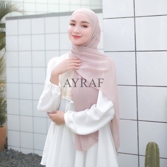jilbab pashmina ceruty baby doll/pasmina ceruty baby doll/pashmina ceruty bebydoll warna nude