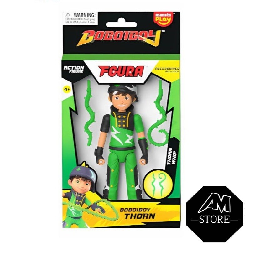 BOBOIBOY DURI FGURA (THORN WHIP) Original import malaysia ori 100% monsta studio monsta galaxy rare 