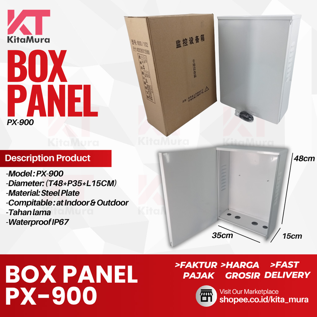Box Panel Listrik Outdoor 900 || Box Panel Listrik-Waterproof