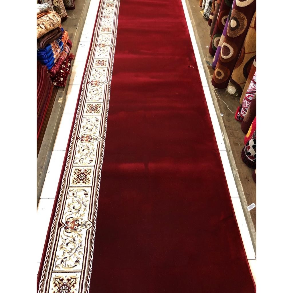 Karpet Masjid Turki Premium Grade A+ MASTERPIECE Sajadah Mushola Tebal 22mm  Lembut & Awet – Gratis 