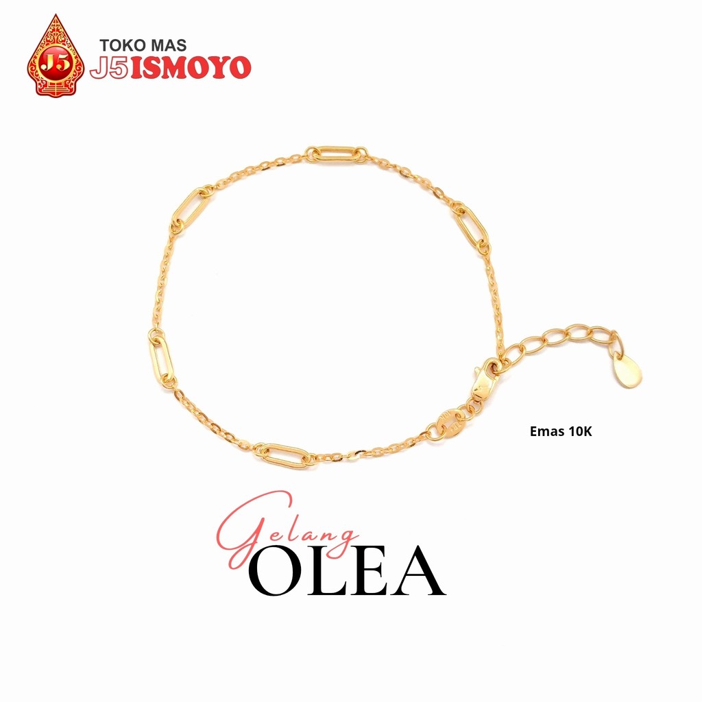Gelang Emas Mas Asli Model Rantai Olea J5 Ismoyo