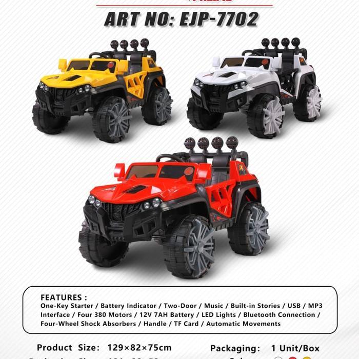 Mobil Aki Anak Exotic Jeep 7702/ Mobil Aki
