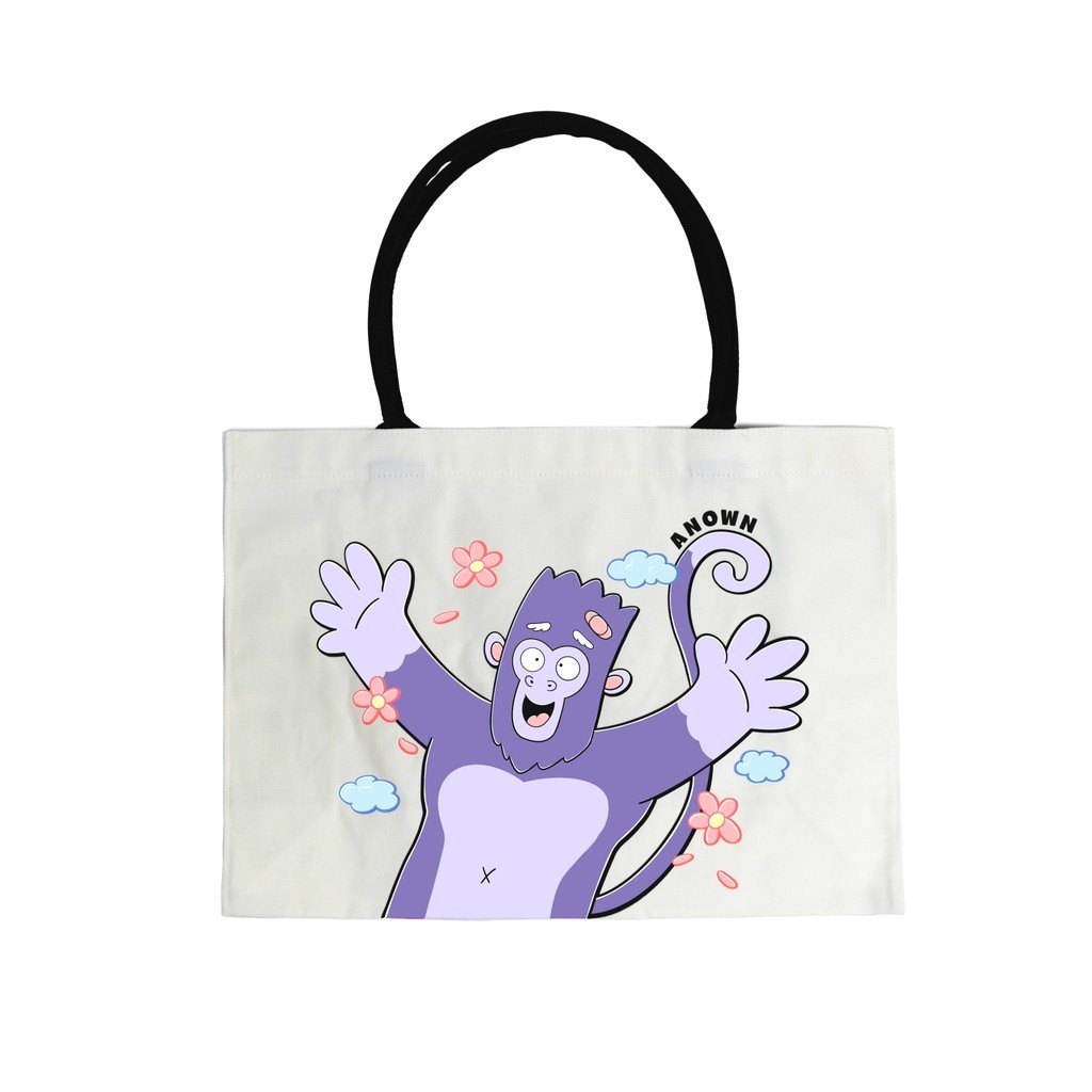 BE NOTHING TOTEBAG // WHITE