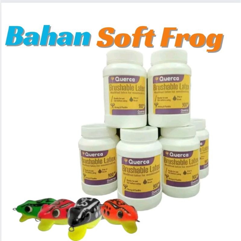 Bisa (COD) Querca Liquid Latex Instan. Latex Cair 900 ml. bikin Soft Frog tinggal Celup