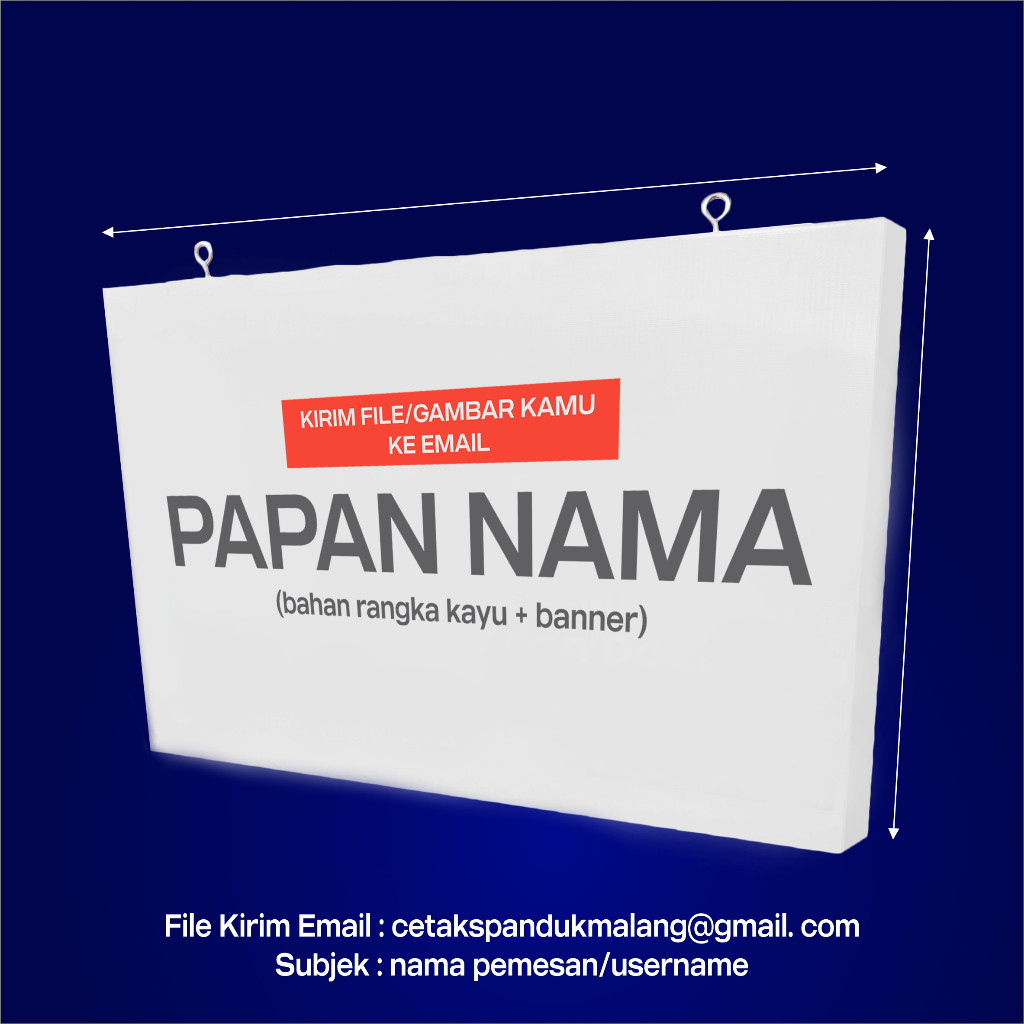 Papan Nama Banner