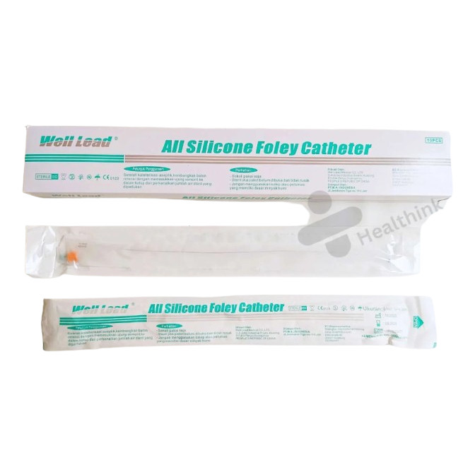 WELL LEAD - Foley Catheter 2 Way Silicone / Selang Kateter Silikon Lead / Selang Urine