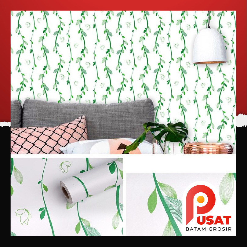 Pusat Batam Grosir - H1366 Stiker Dinding Kamar 45CM x 10M / Wallpaper Kamar / Wallpaper Stiker Moti